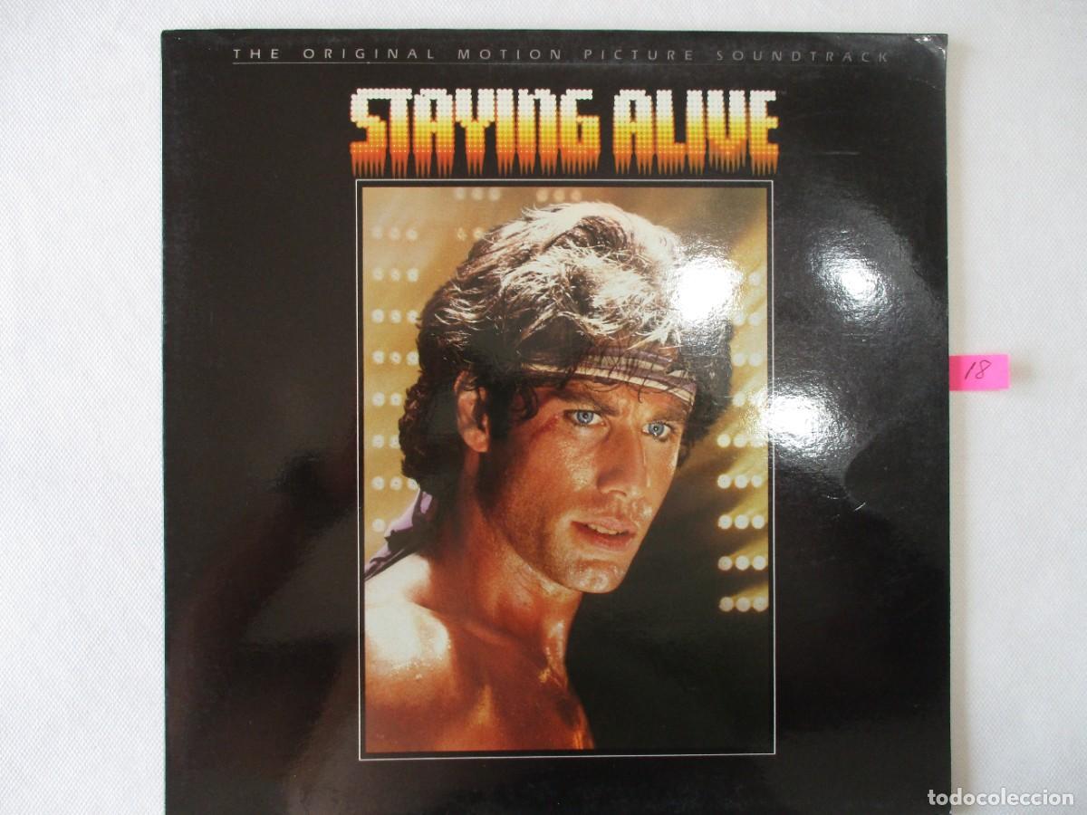 Discos de vinilo: DISCO LP , STAYING ALIVE , VARIAS CANCIONES . BUEN ESTADO VER FOTOS