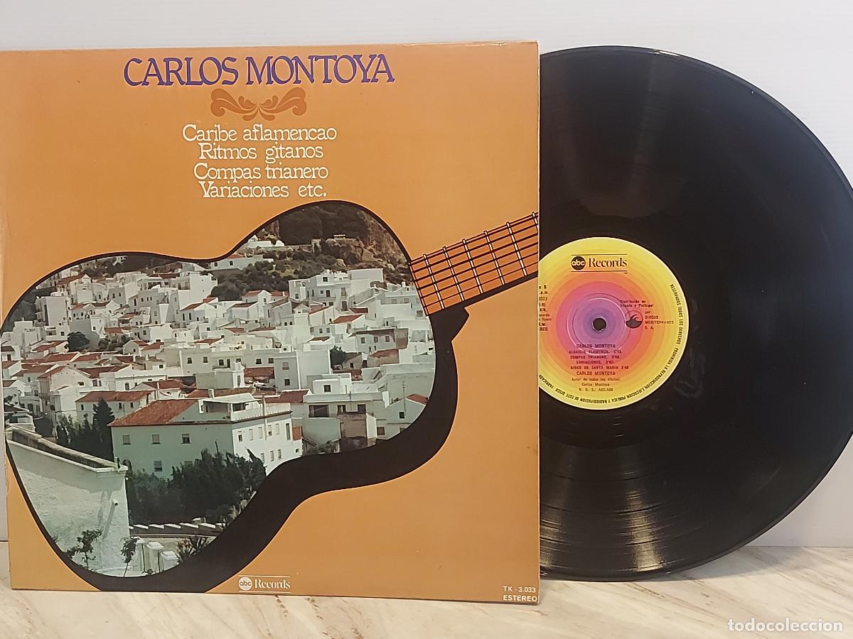 Discos de vinilo: CARLOS MONTOYA | CARIBE AFLAMENCAO-RITMOS GITANOS | LP-ABC RECORDS-ESPA&Ntilde;A-1976 | MBC.***