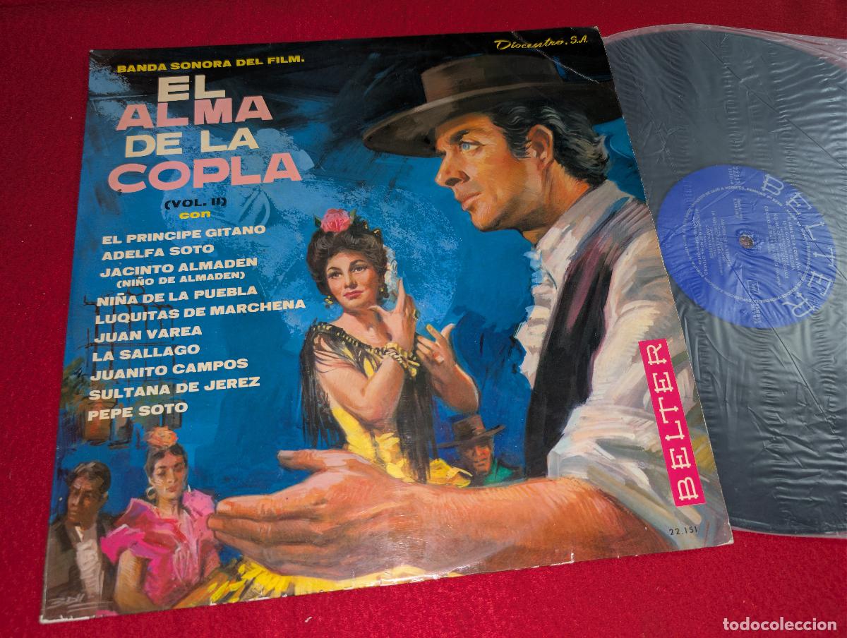 Discos de vinilo: EL ALMA DE LA COPLA Vol.2 II bso ost PRINCIPE GITANO+SOTO+PUEBLA+SALLAGO++ LP 1965 Belter