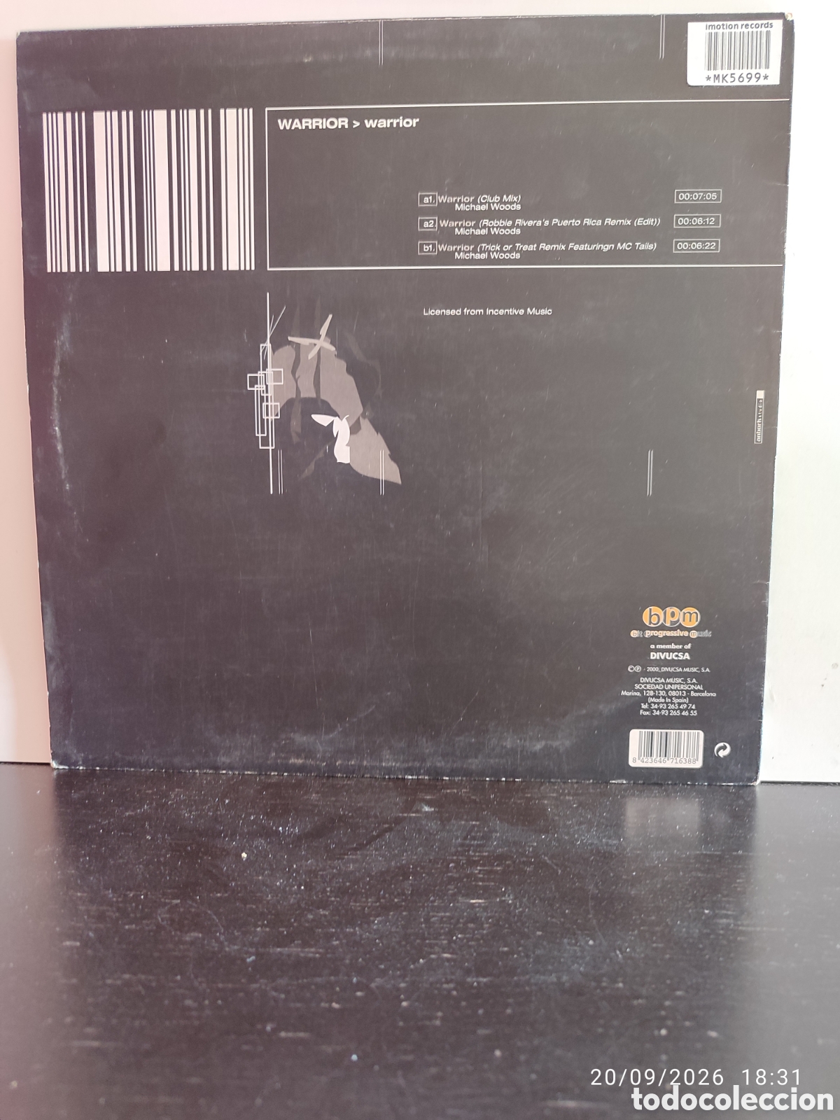 Discos de vinilo: Warrior &ndash; Warrior BPM - Foto 2