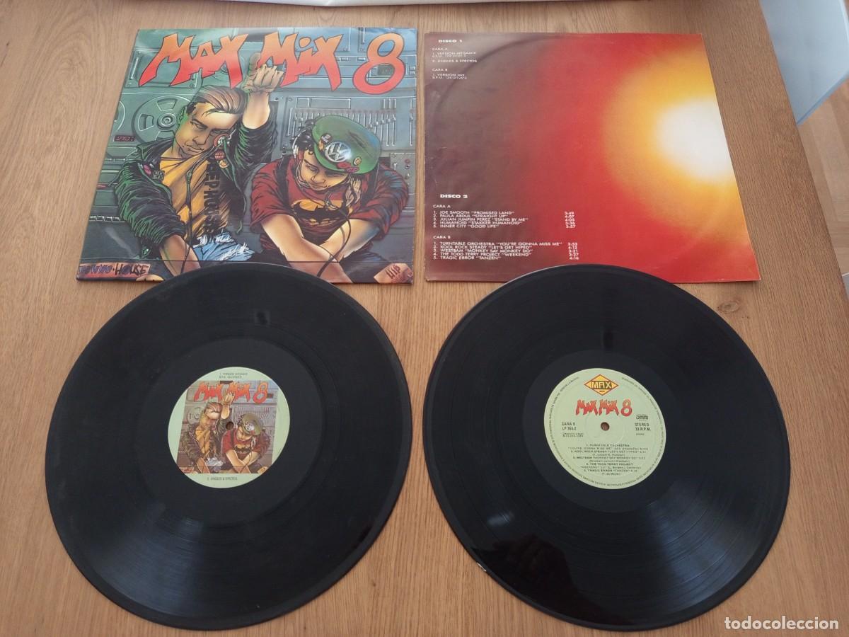 Discos de vinilo: JOYA DOBLE LP. MAX MIX 8 / PAULA ABDUL KOOL ROCK STEADY INNER CITY JOE SMOOTH /1989 MAX MUSIC LP 355