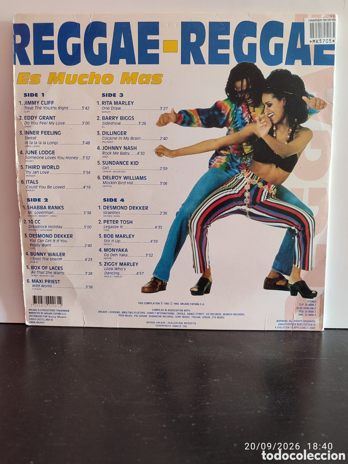 Discos de vinilo: Reggae-Reggae - Es Mucho Mas (2xLP) - Foto 2