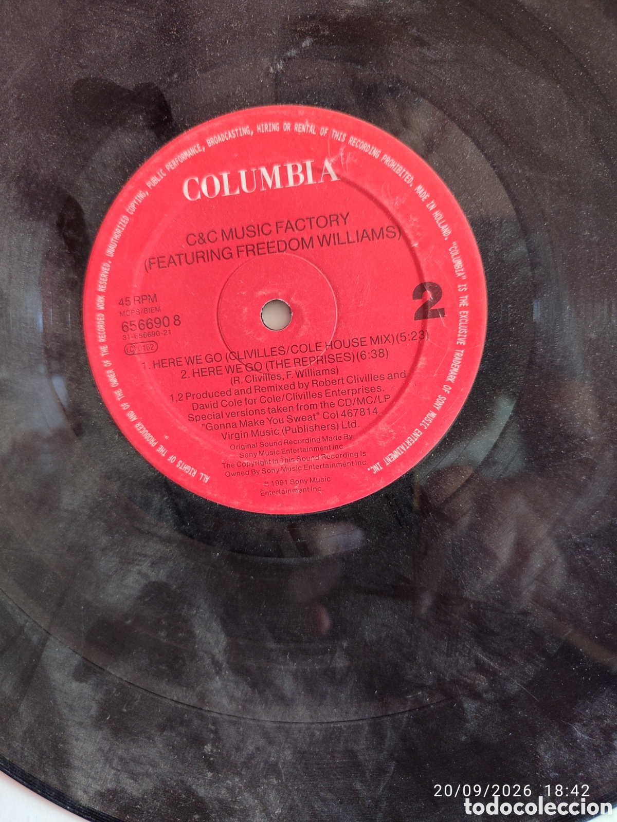 Discos de vinilo: C + C Music Factory &ndash; Things That Make You Go Hmmm... - Foto 2