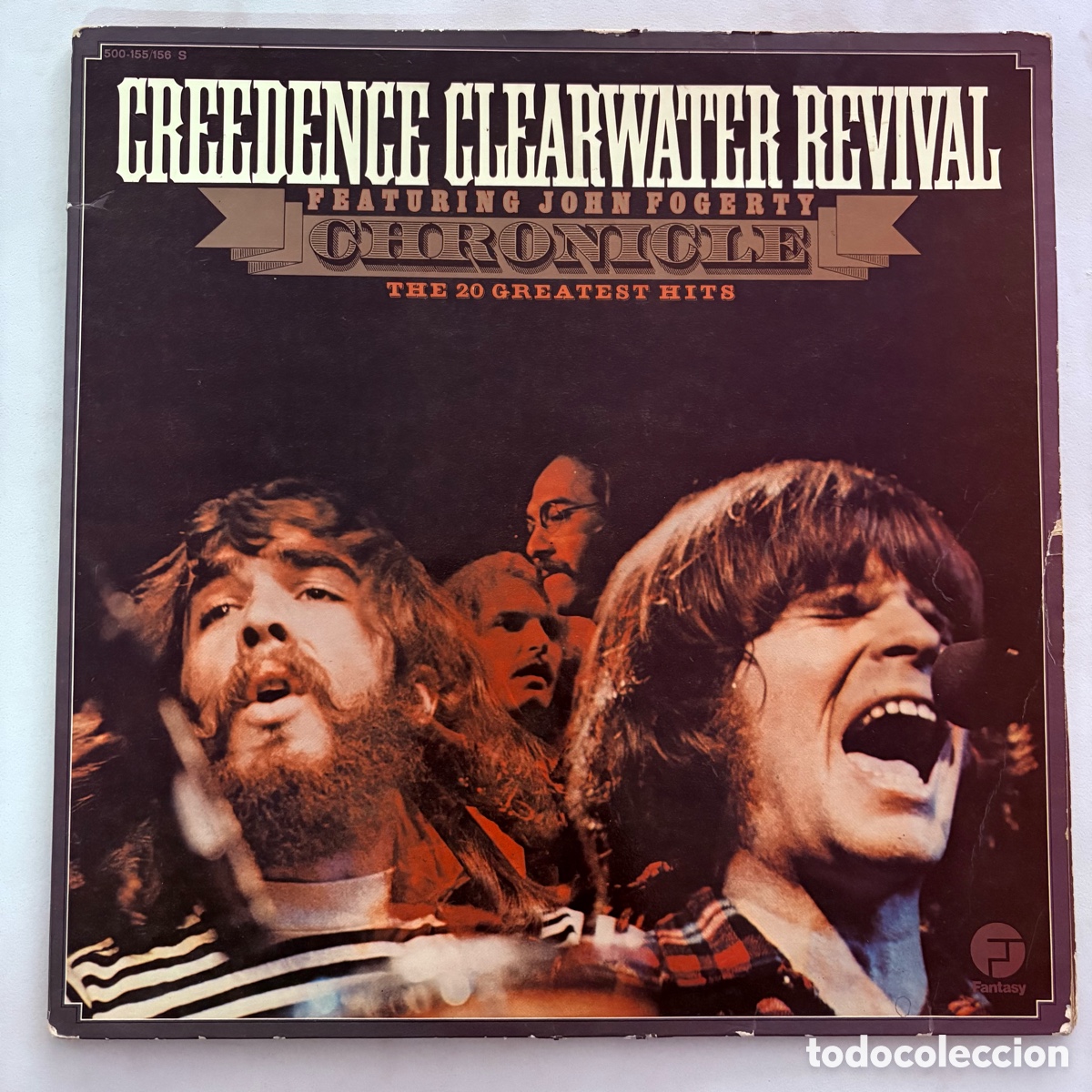 Discos de vinilo: lp Creedence Clearwater Revival Featuring John Fogerty Chronicle The 20 Greatest Hits 1976