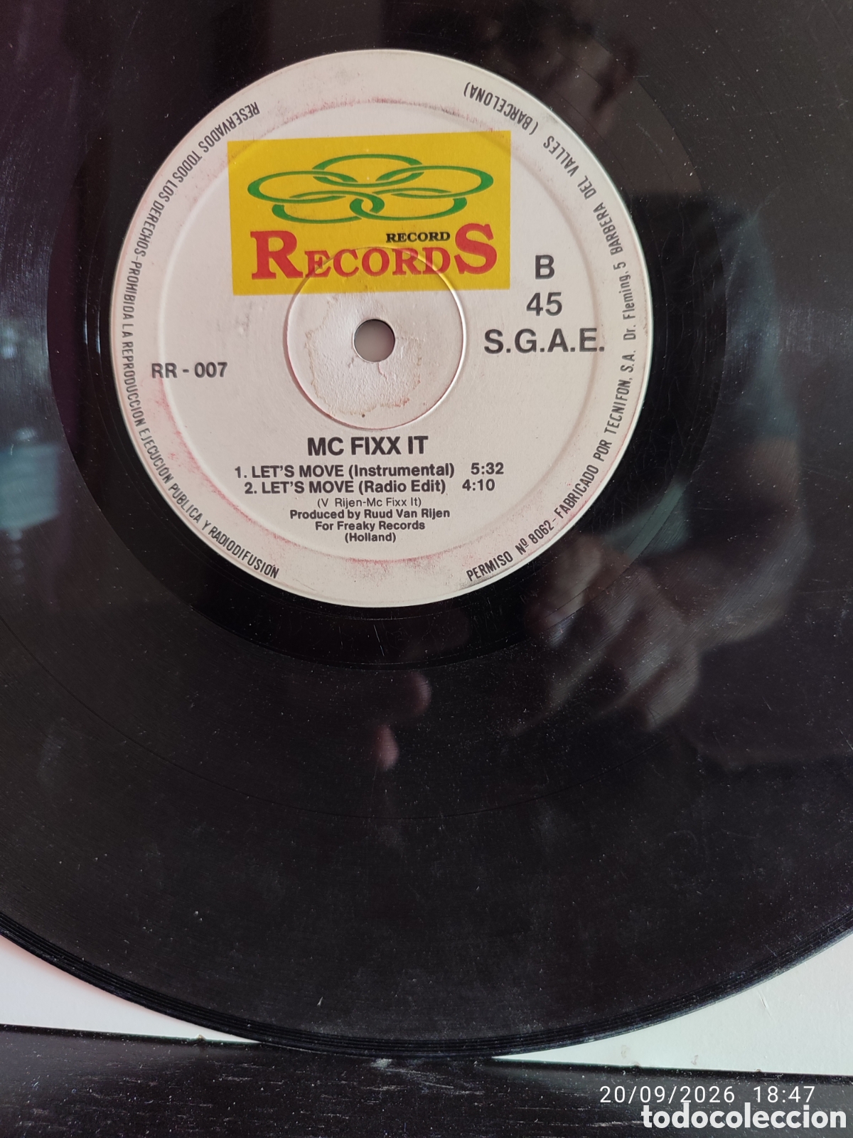 Discos de vinilo: MC Fixx It &ndash; Lets Move - Foto 2