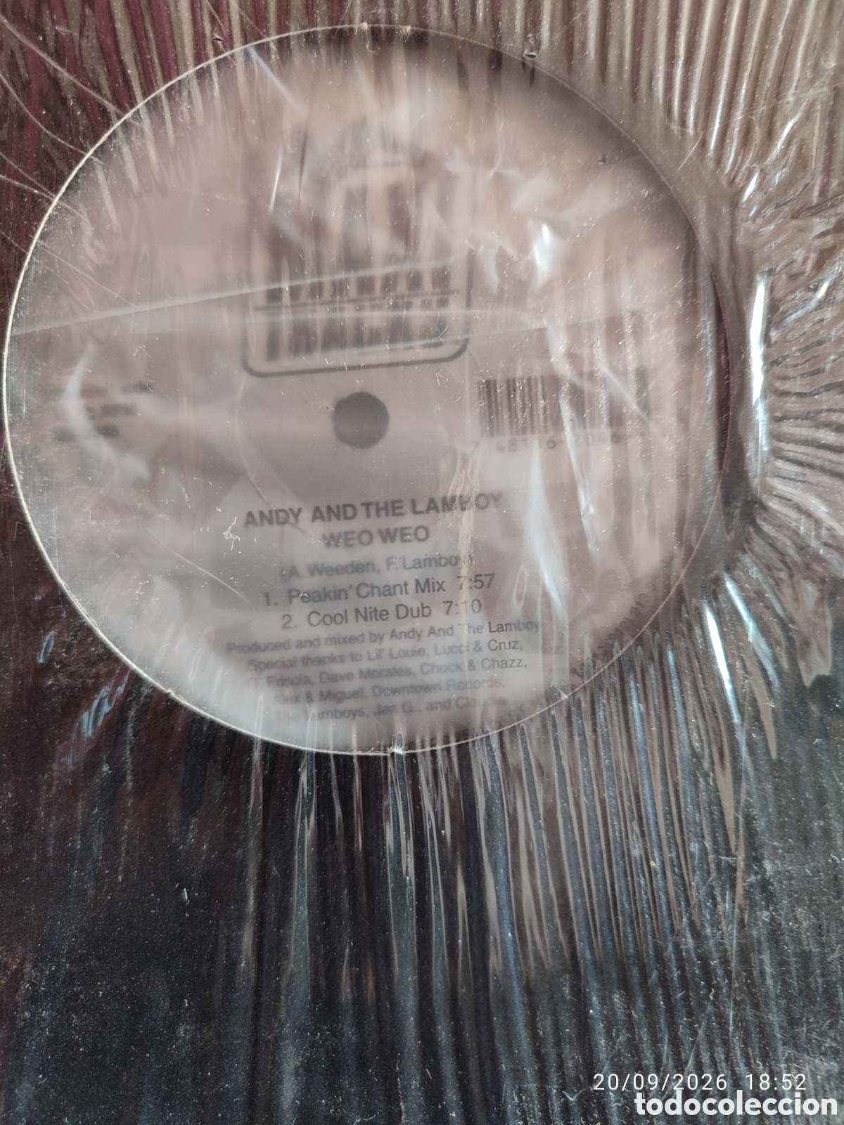Discos de vinilo: Andy & The Lamboy &ndash; Dancin & Weo Weo - Foto 3