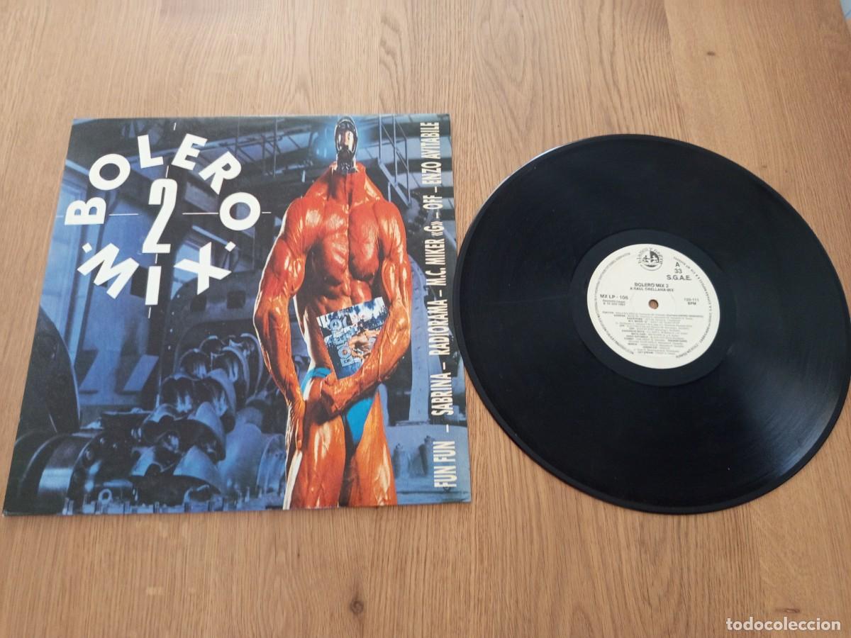 Discos de vinilo: GENIAL LP - BOLERO MIX 2 / MIXED BY RAUL ORELLANA (TALO) / SELLO BLANCO Y NEGRO MX LP 106 / A&Ntilde;O 1987