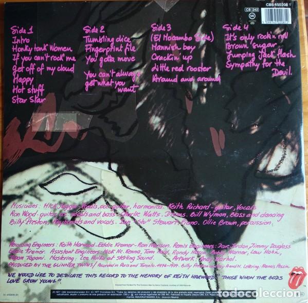 Discos de vinilo: ROLLING STONES LOVE YOU LIVE - Foto 2