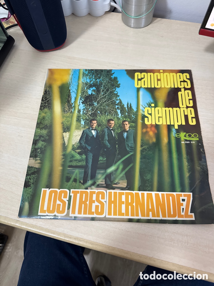 Discos de vinilo: DISCO VINILO LOS TRES HERNANDEZ CANCIONES DE SIEMPRE