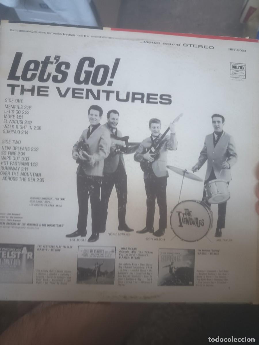 Discos de vinilo: DISCO LP THE VENTURES,( LET,S GO),Original - Foto 2