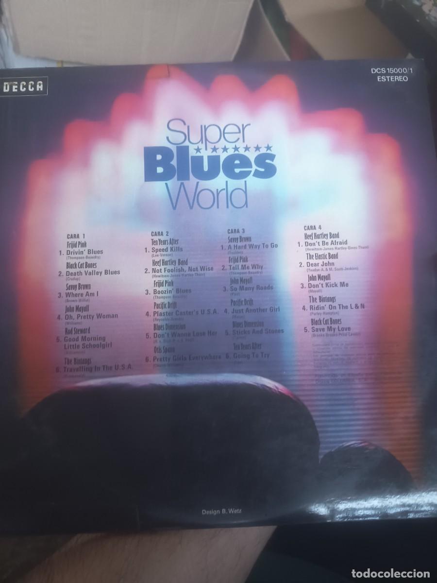 Discos de vinilo: DISCO LP SUPER BLUES WORLD,( DOBLE LP) - Foto 2