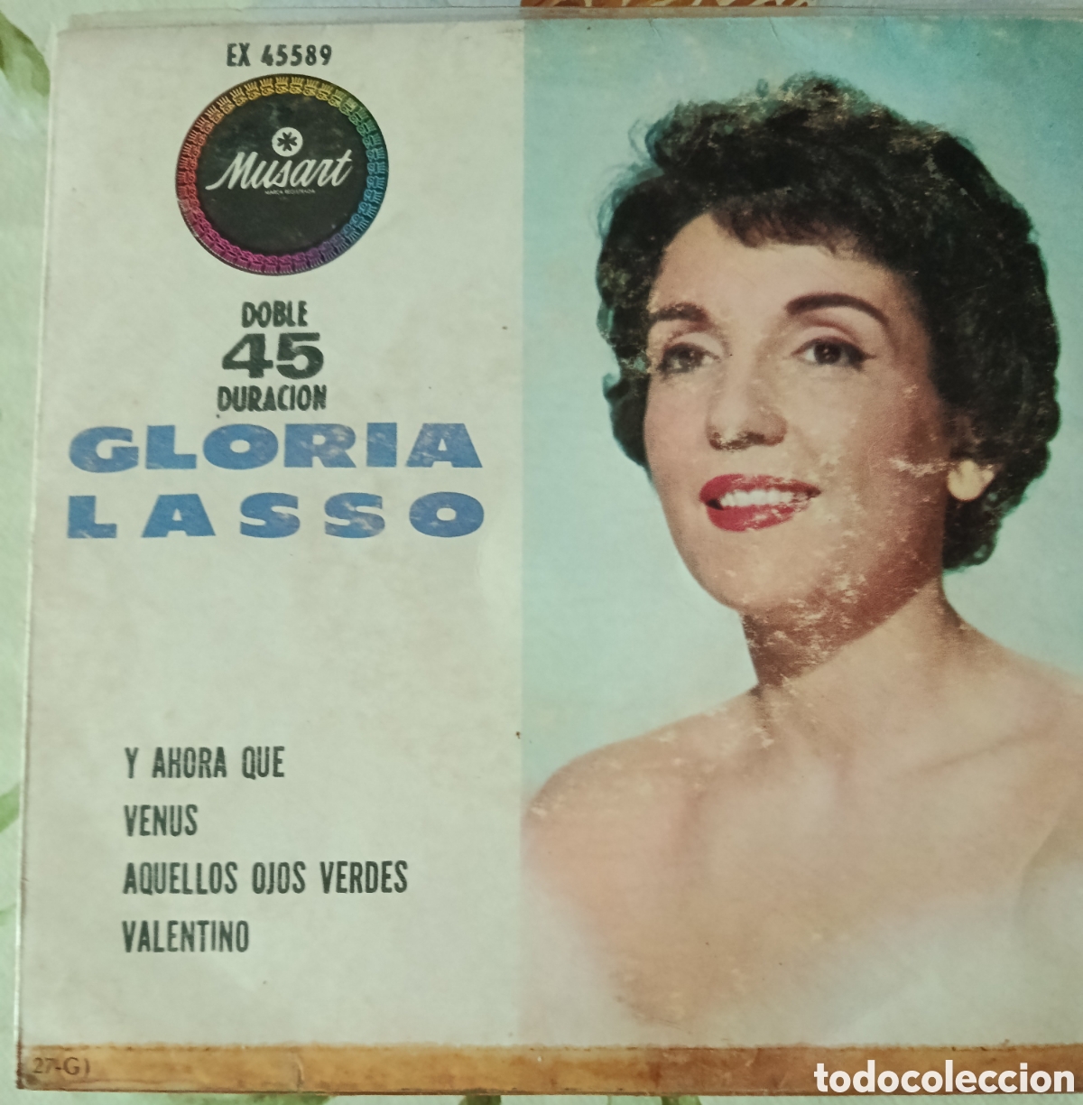 Discos de vinilo: Gloria Lasso Ep sello Musart editado en M&eacute;xico