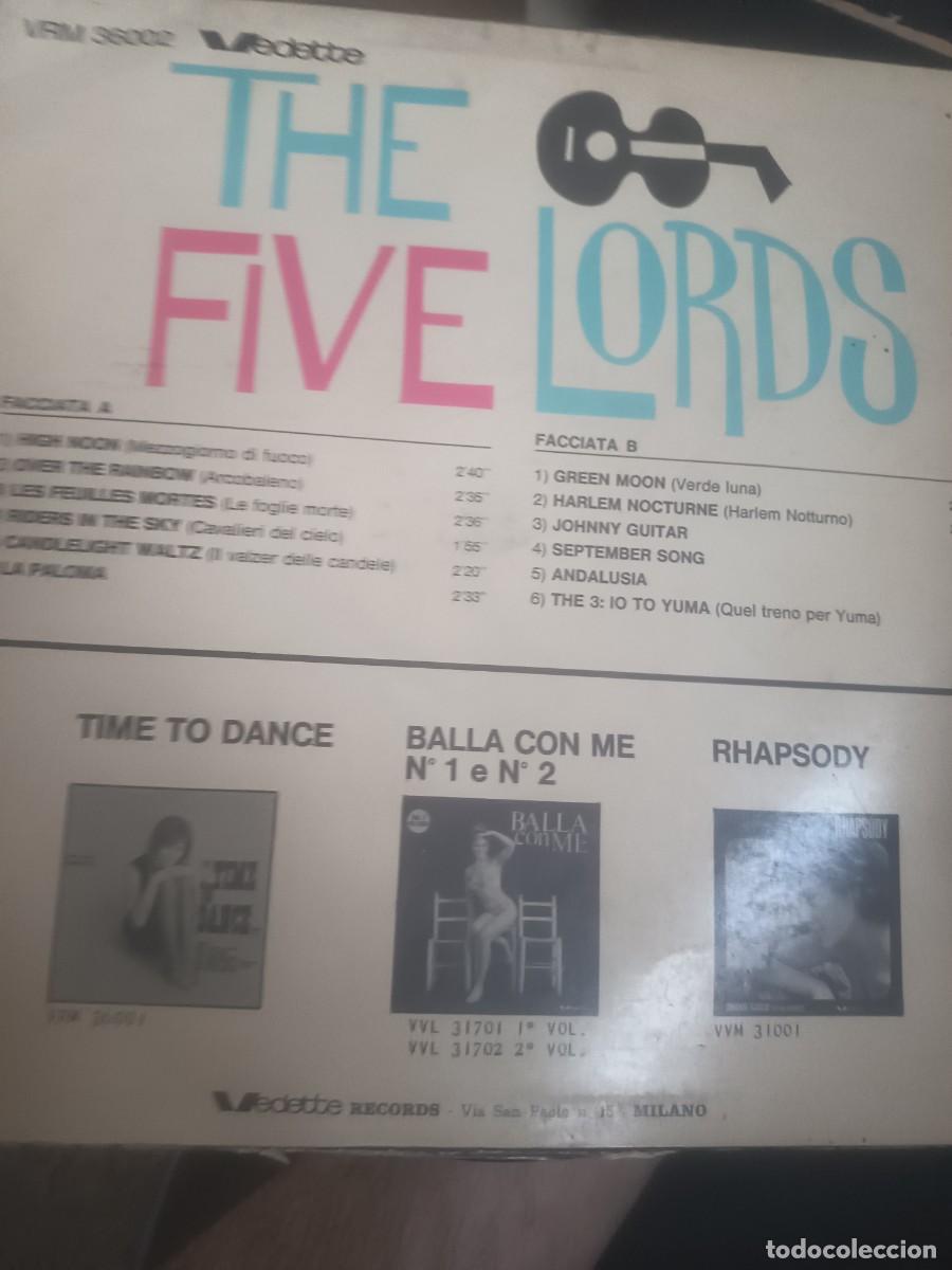 Discos de vinilo: DISCO LP THE FIVE LORDS - Foto 2