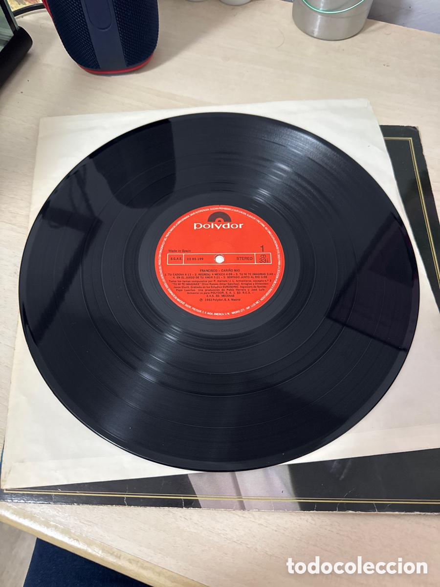 Discos de vinilo: DISCO VINILO FRANCISCO CARI&Ntilde;O M&Iacute;O - Foto 2