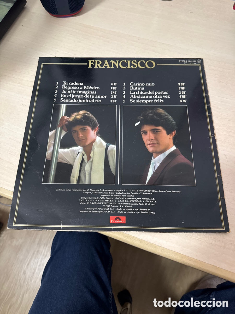 Discos de vinilo: DISCO VINILO FRANCISCO CARI&Ntilde;O M&Iacute;O - Foto 4