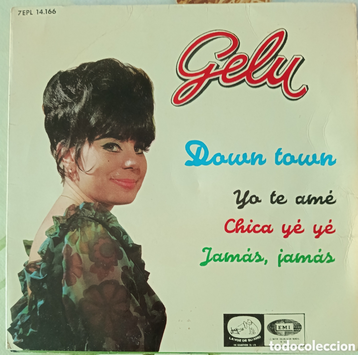 Discos de vinilo: Gelu Ep sello La voz de su amo editado en Espa&ntilde;a a&ntilde;o 1965.