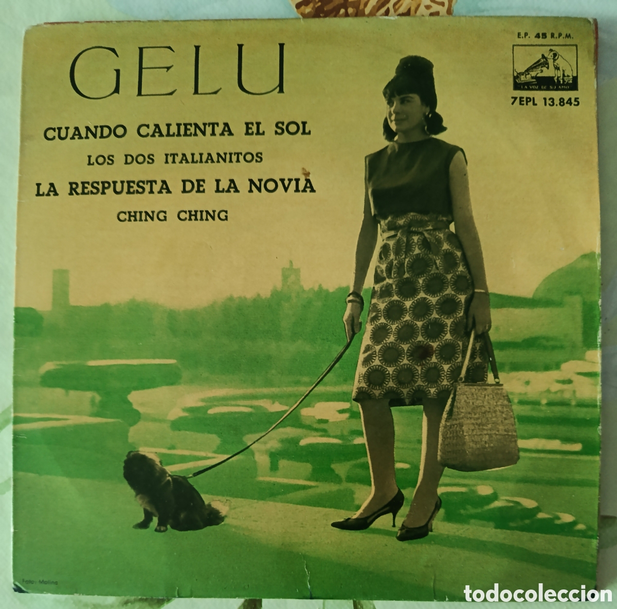 Discos de vinilo: Gelu Ep sello La voz de su amo editado en Espa&ntilde;a a&ntilde;o 1962.