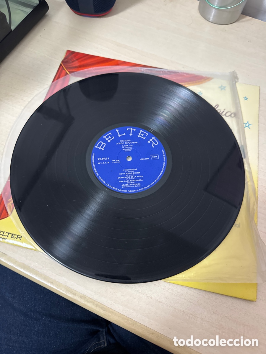Discos de vinilo: DISCO VINILO JORGE SEPULVEDA NOST&Aacute;LGICO - Foto 2