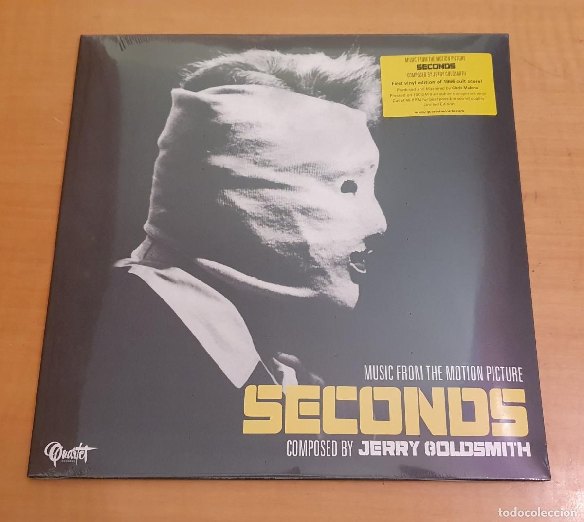 Discos de vinilo: Banda sonora original de SECONDS (Plan Diab&oacute;lico) compuesta por Jerry Goldsmith. Edici&oacute;n limitada.