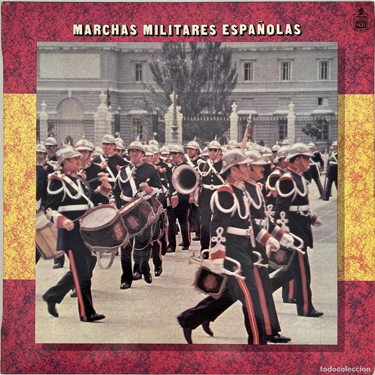 Discos de vinilo: Discos vinilo - lote 4 LP marchas militares y pasodobles - Polic&iacute;a Armada, Academia General Militar