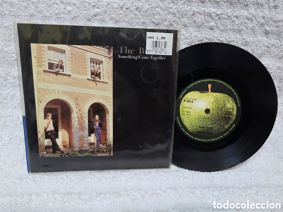 Discos de vinilo: The Beatles &ndash; Something / Come Together Reedicion 1969 UK