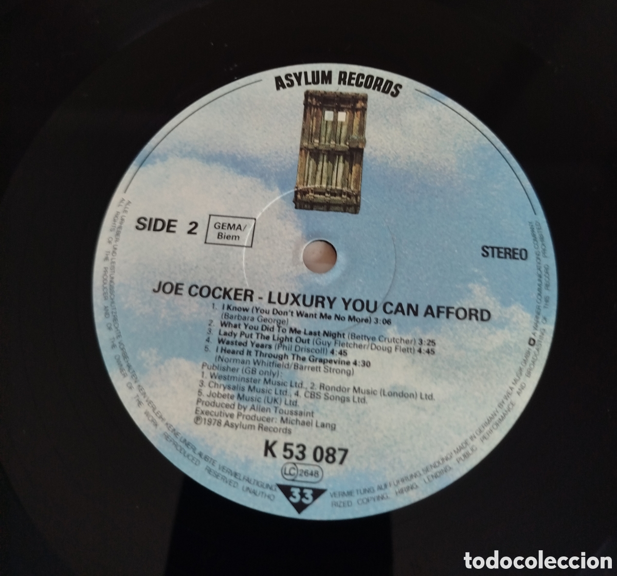 Discos de vinilo: Joe Cocker - luxury you can afford - Foto 3