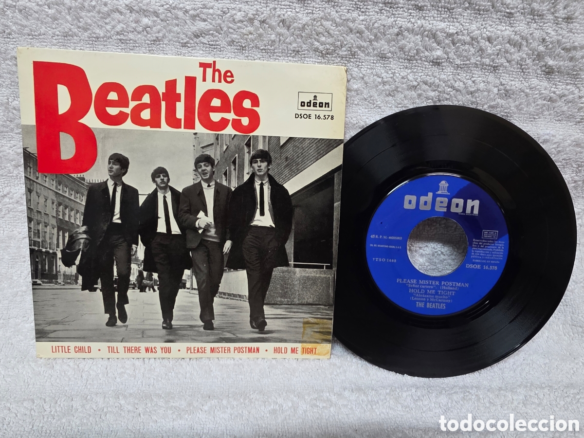 Discos de vinilo: The Beatles &ndash; Little Child / Till There Was You / Please Mister Postman / Hold Me Tight 1964 SP