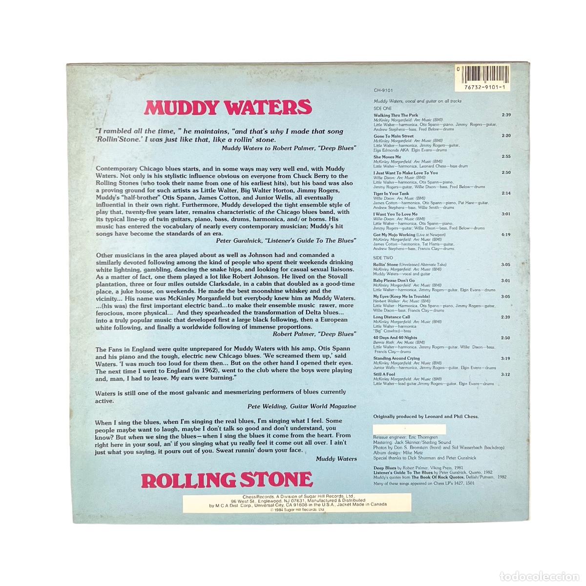 Discos de vinilo: LP. Muddy Waters. Rolling Stone (VG+/VG+) - Foto 2