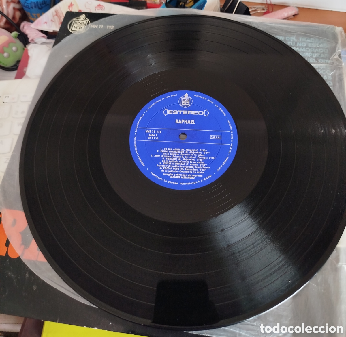 Discos de vinilo: Raphael - canta... Raphael - Foto 2