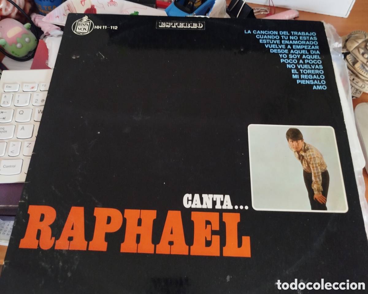Discos de vinilo: Raphael - canta... Raphael