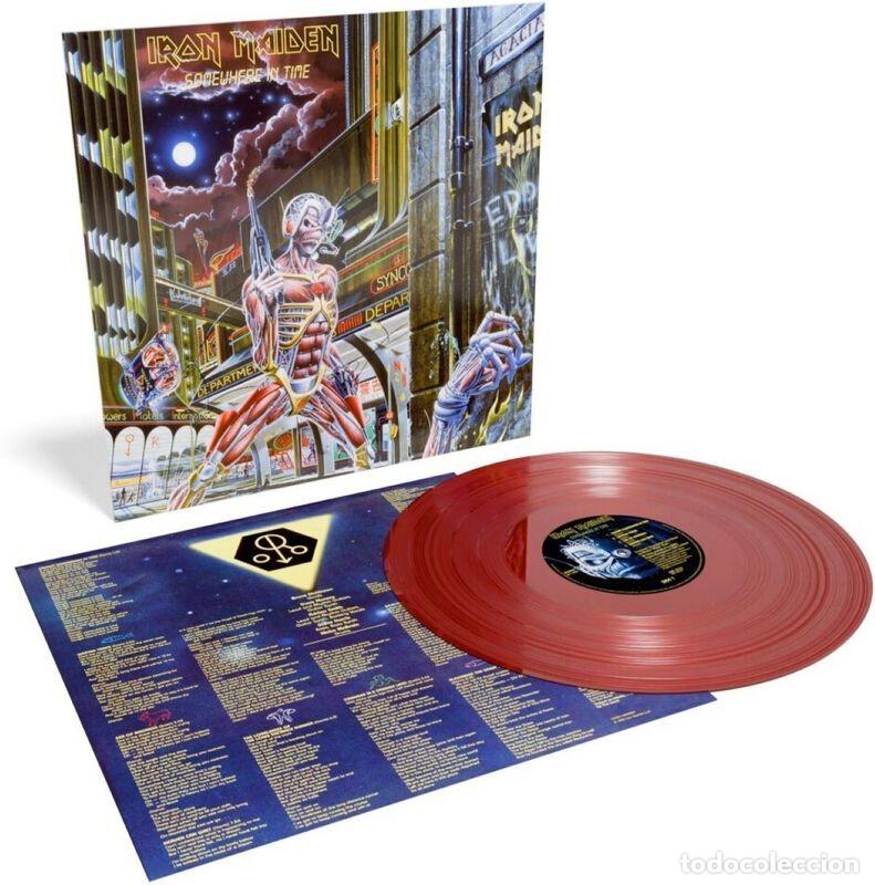 Discos de vinilo: IRON MAIDEN Somewhere In Time 40 Anniversary -Vinilo Rojo PRE ORDE 4-12-26
