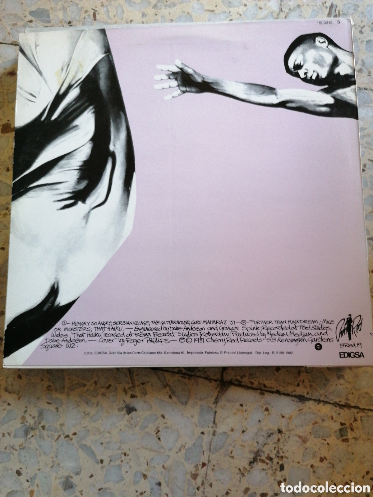 Discos de vinilo: LP MEDIUM MEDIUM THE GLITTERHOUSE 1982 ESPA&Ntilde;A EX - Foto 2