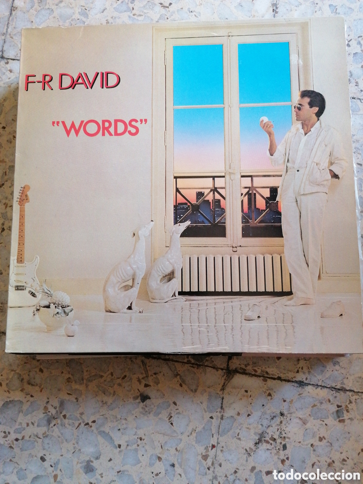 Vinyl-Schallplatten: LP F.R. DAVID WORDS 1982 ESPA&Ntilde;A EX