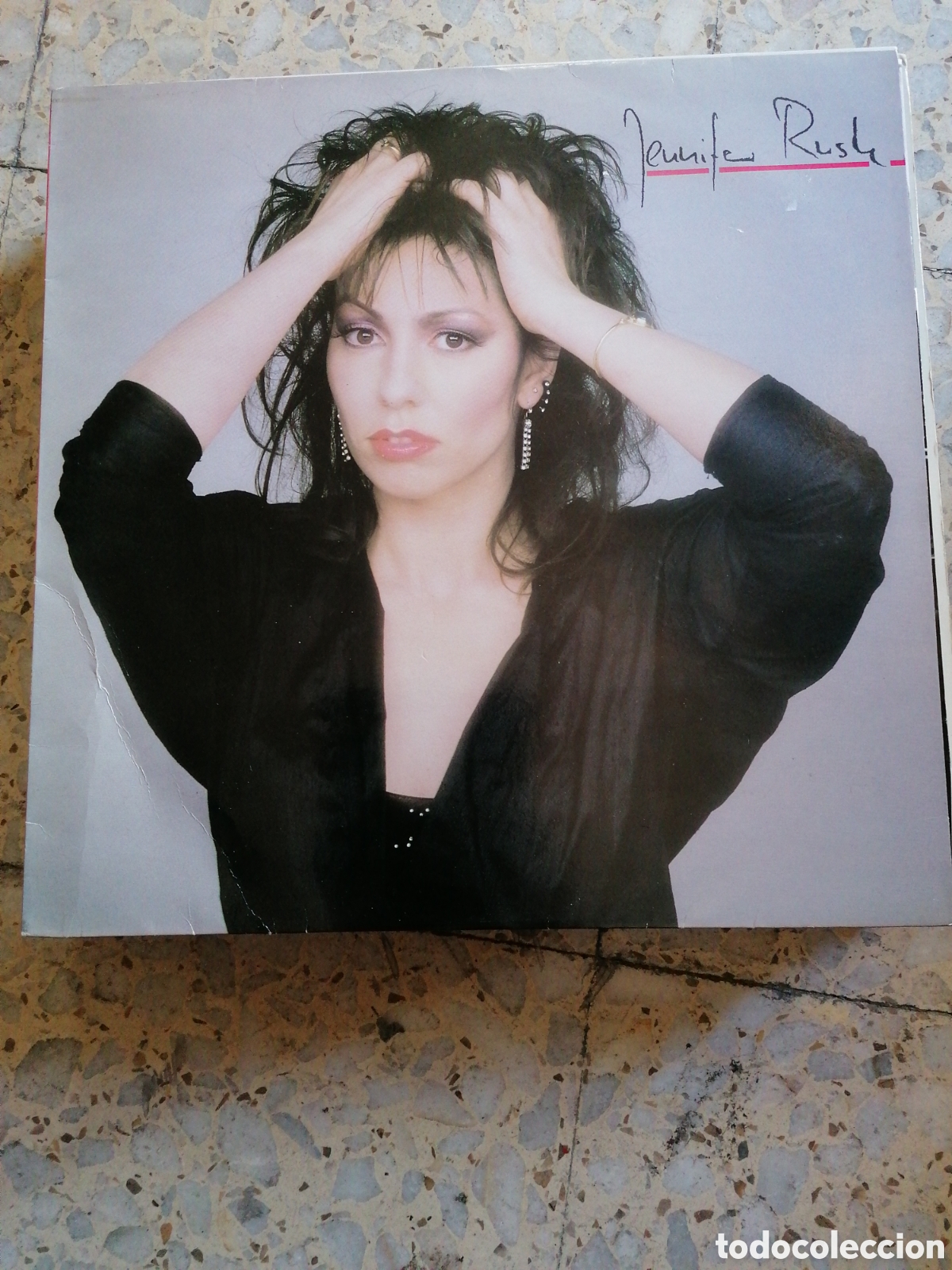 Vinyl-Schallplatten: LP JENNIFER RUSH SI TU ERES MI HOMBRE Y YO TU MUJER THE POWER OF LOVE 1986 GERMANY EX