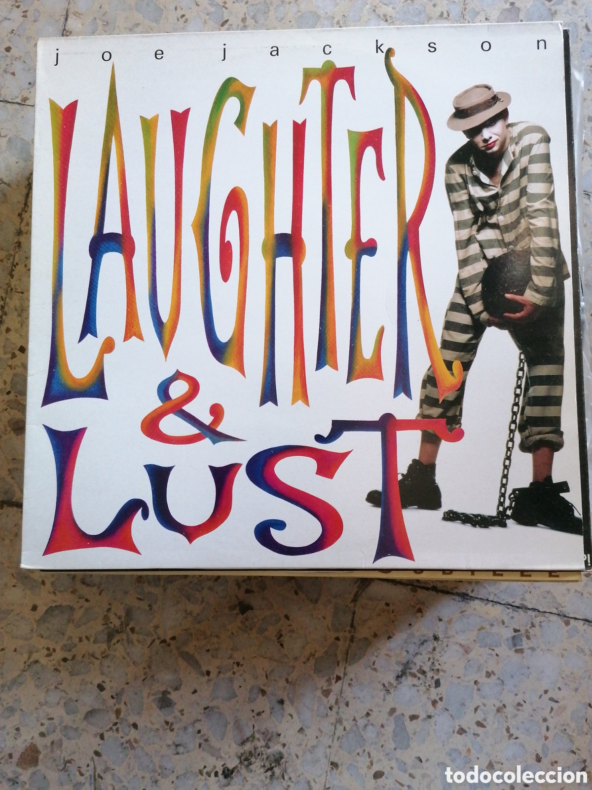 Dischi in vinile: LP JOE JACKSON LAUGHTER & LUST 1991 ESPA&Ntilde;A INSERT EX
