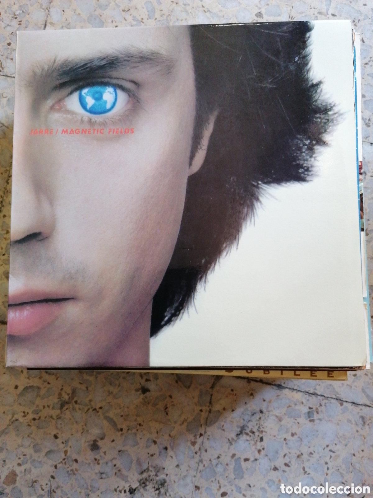 Discos de vinilo: LP JEAN MICHEL JARRE MAGNETIC FIELDS 1981 ESPA&Ntilde;A INSERT EX - Foto 1