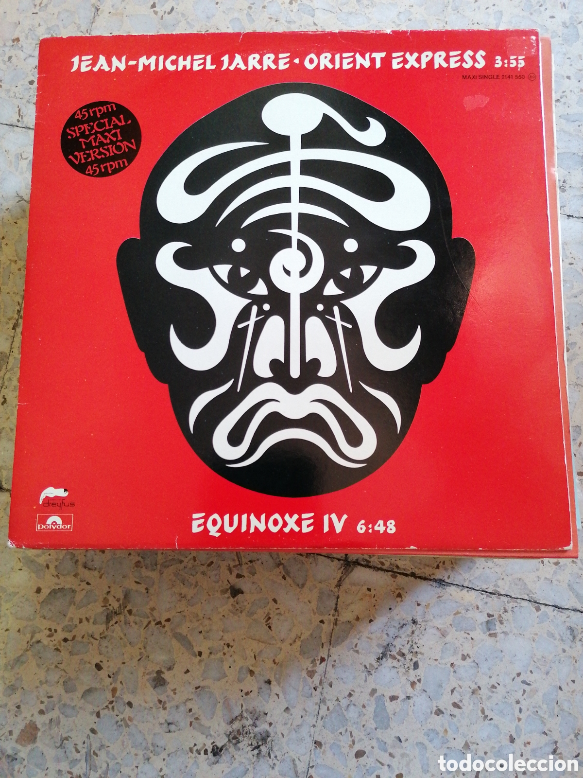 Discos de vinilo: MAXI SINGLE 12&rdquo; JEAN MICHEL JARRE ORIENT EXPRESS 1982 ESPA&Ntilde;A