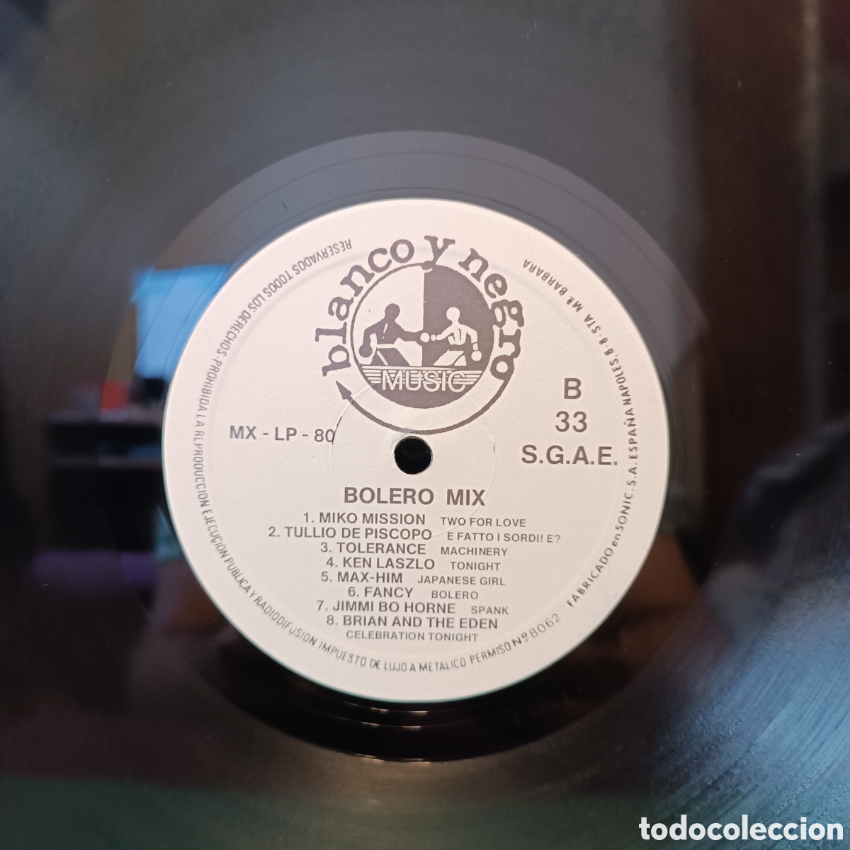 Discos de vinilo: BOLERO MIX 1. LP. 1986. COMO NUEVO - Foto 4