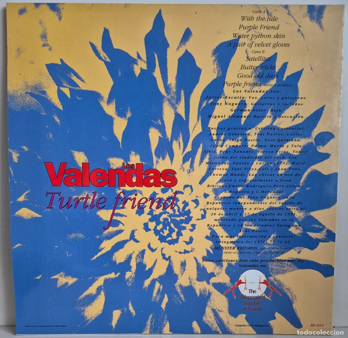 Discos de vinilo: Los Valendas - Turtle friend. LP vinilo - Foto 2