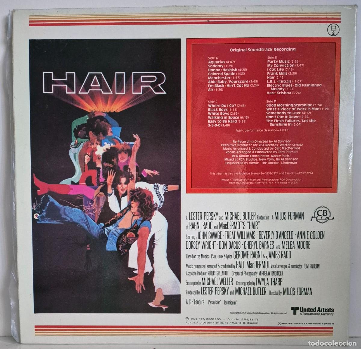 Discos de vinilo: Hair. 2 LP vinilo gatefold - Foto 2