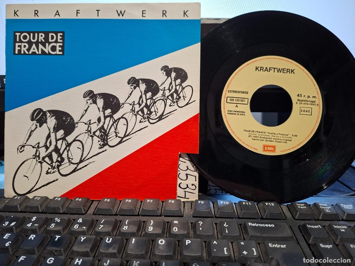 Discos de vinilo: KRAFTWERK - TOUR DE FRANCE - SINGLE DE VINILO C-40