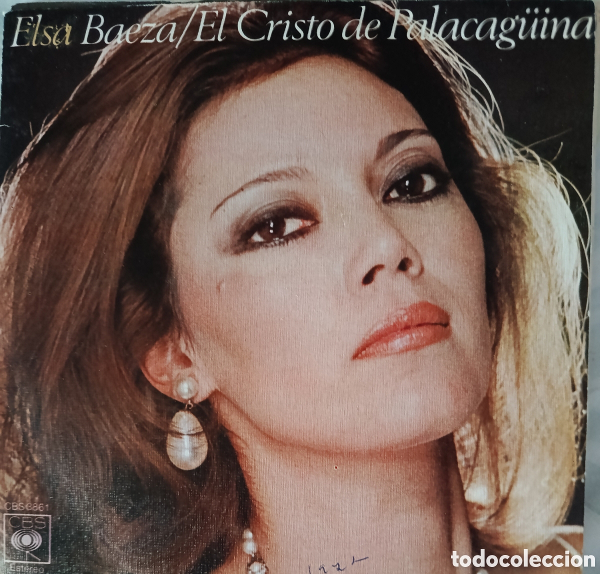 Discos de vinilo: Elsa Baeza single sello CBS editado en Espa&ntilde;a a&ntilde;o 1975.