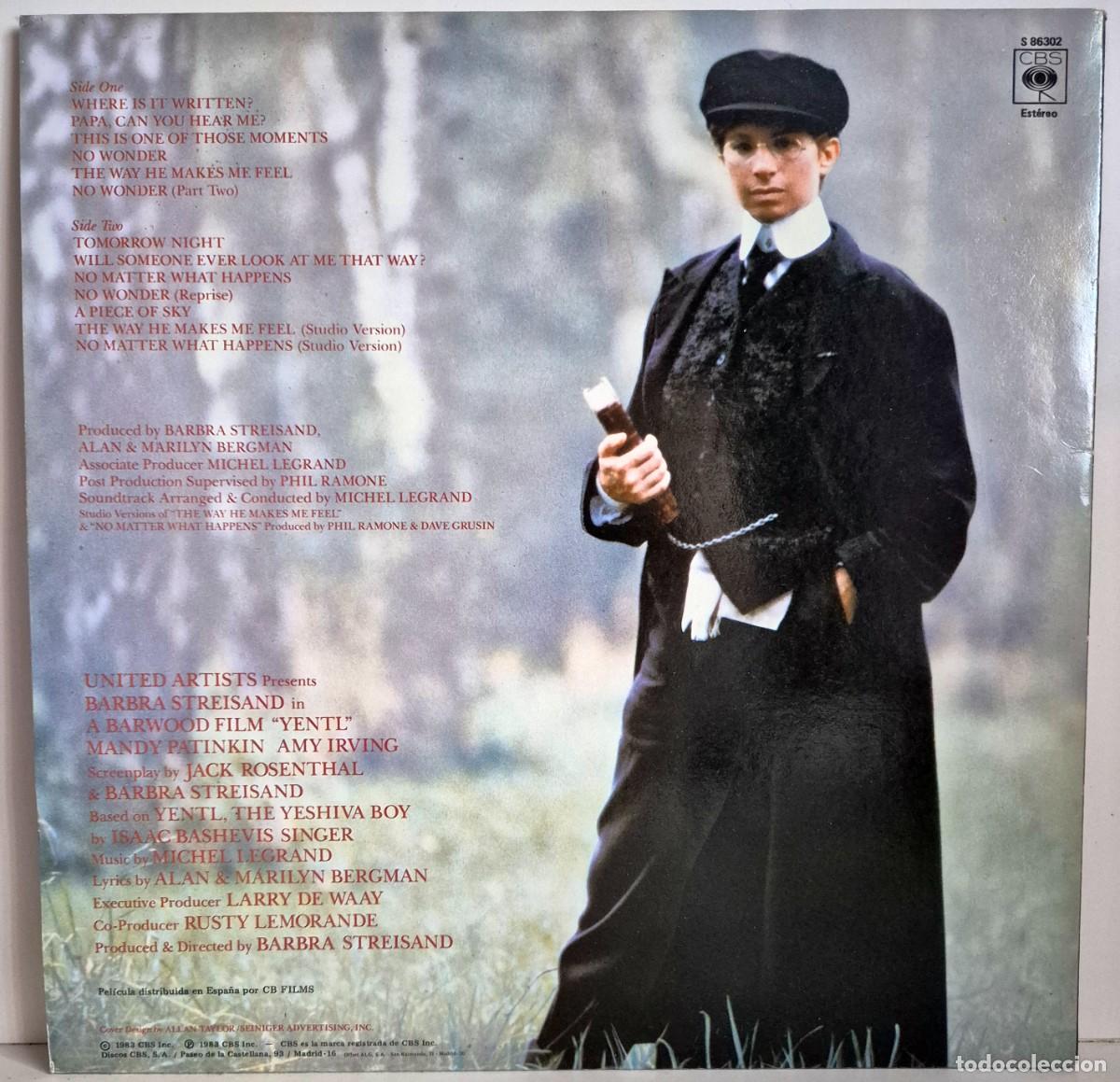 Discos de vinilo: Yentl - Barba Streisand. LP vinilo gatefold - Foto 2