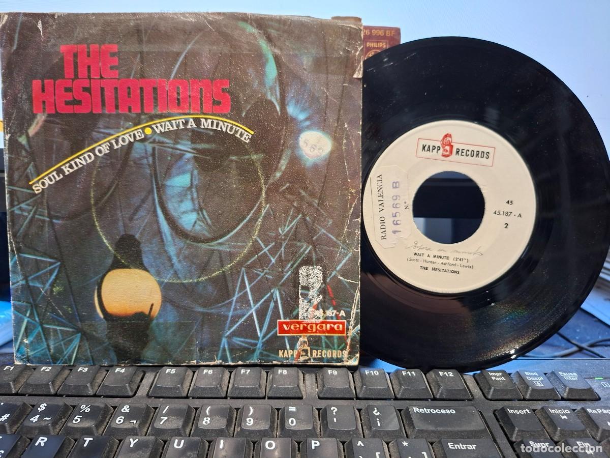 Discos de vinilo: THE HESITATIONS - SOUL KIND OF LOVE - SINGLE DE VINILO C-40