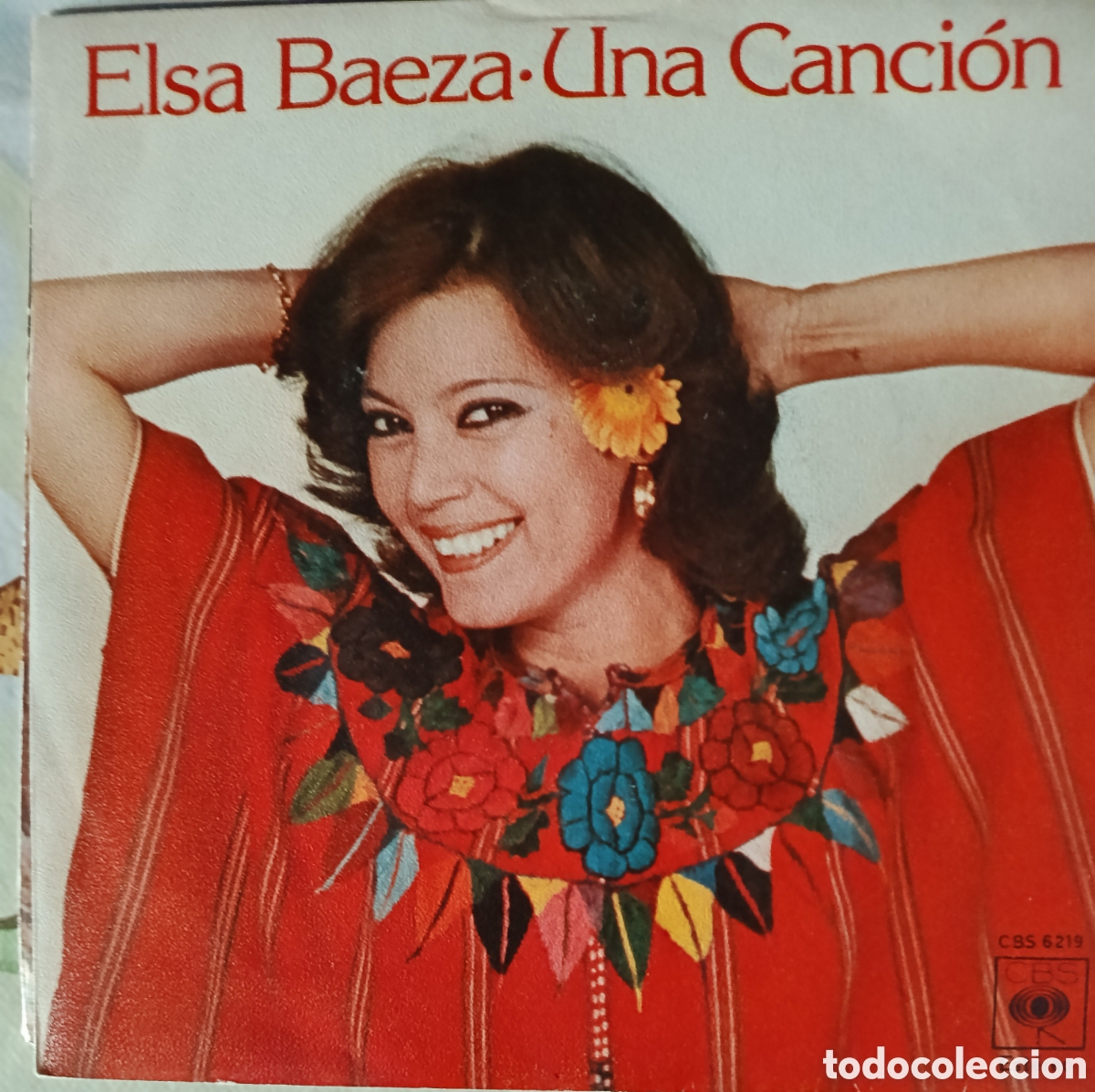 Discos de vinilo: Elsa Baeza single sello CBS editado en Espa&ntilde;a a&ntilde;o 1978.