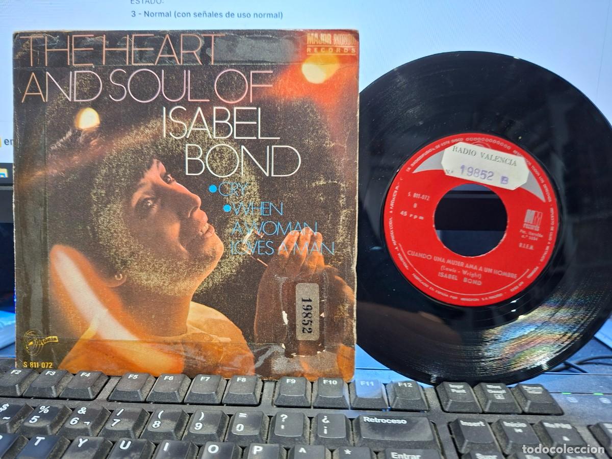 Discos de vinilo: ISABEL BOND - CRY - SINGLE DE VINILO C-40