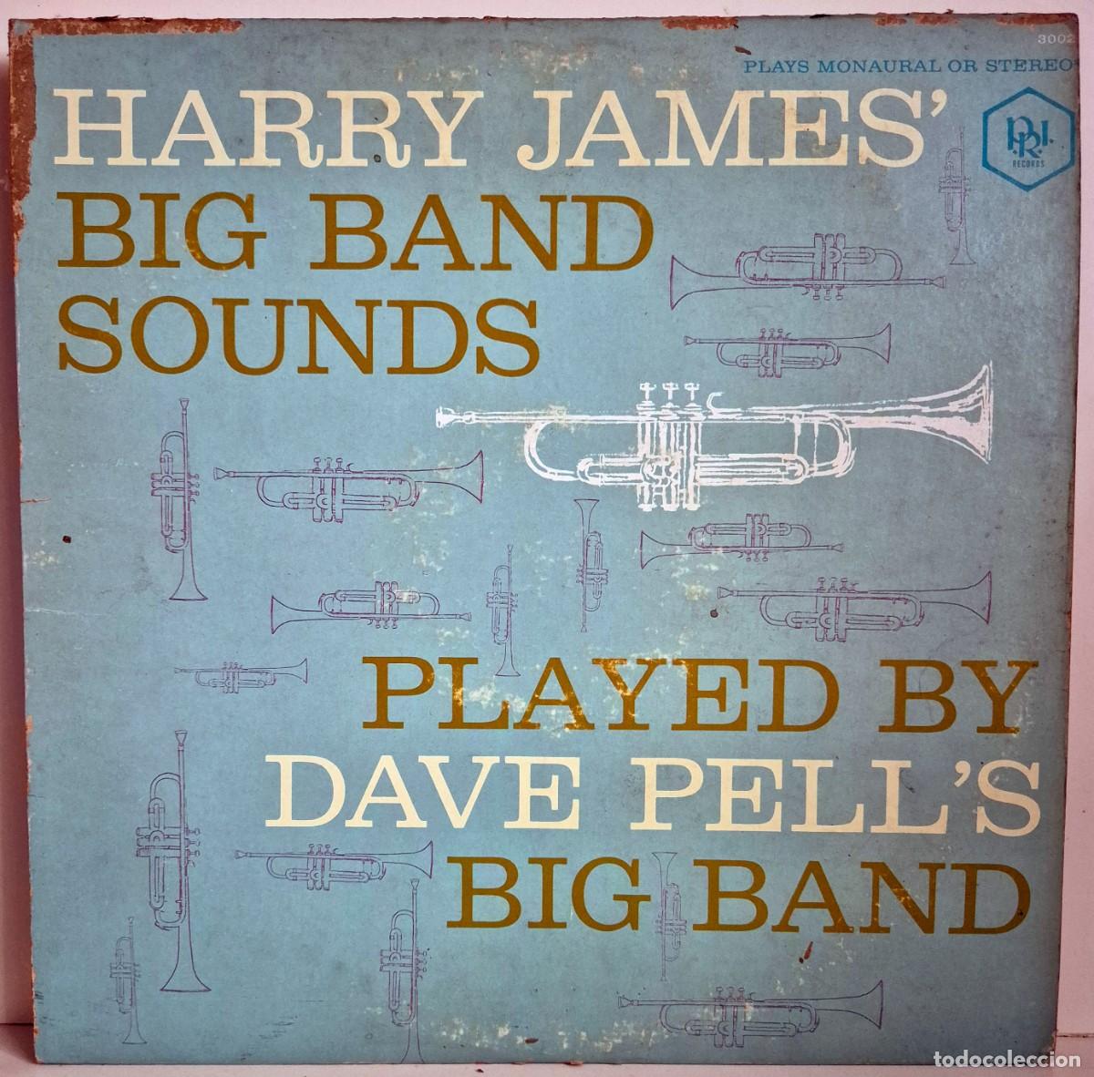Discos de vinilo: Harry James' Big Band Sounds played by Dave Pell's Big Band. LP VINILO DE COLOR (1959)