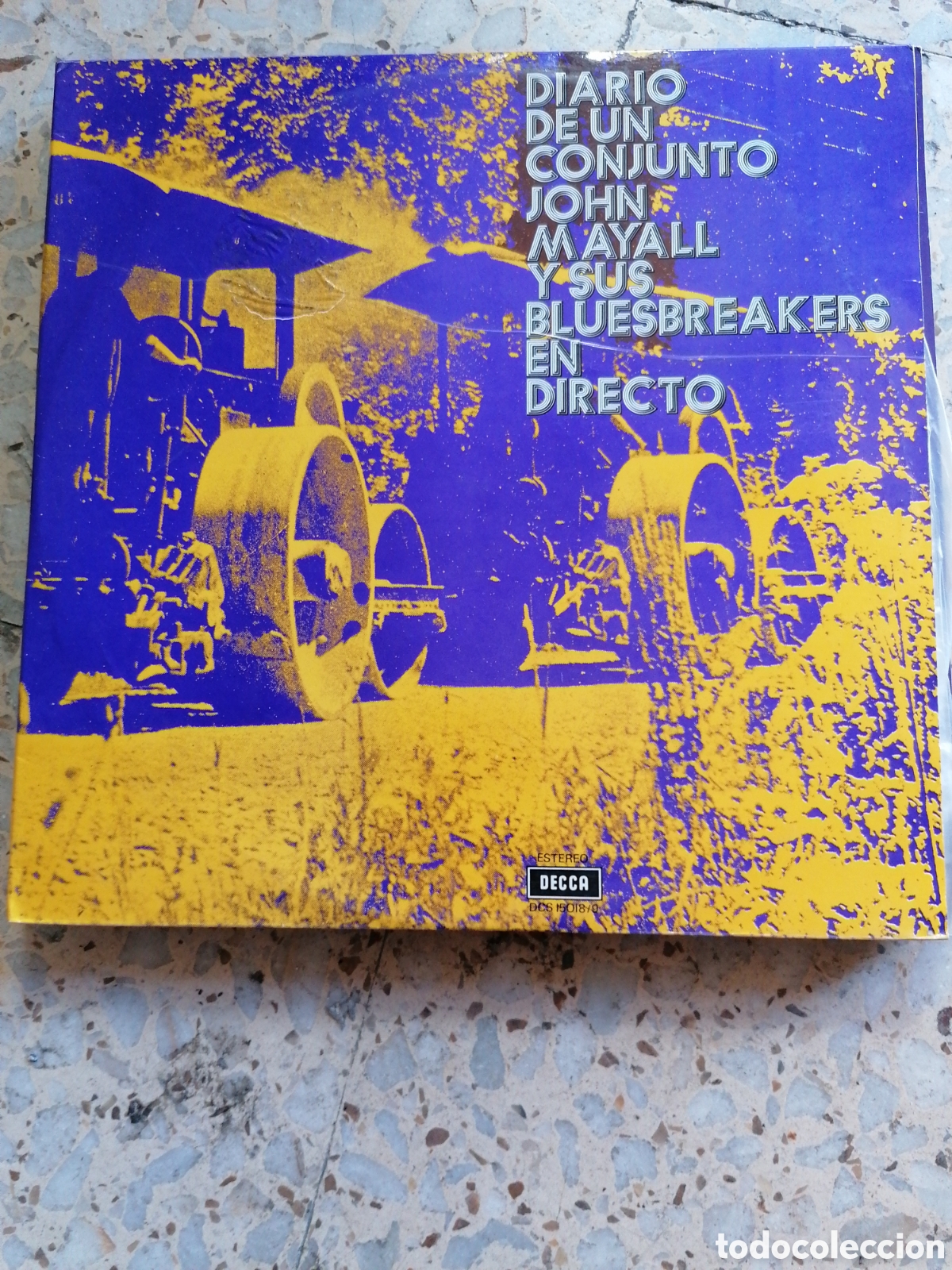 Discos de vinilo: LP JOHN MAYAL Y SUS BLUESBREAKERS EN DIRECTO DIARIO DE UN CONJUNTO 1971 ESPA&Ntilde;A PORTADA DOBLE