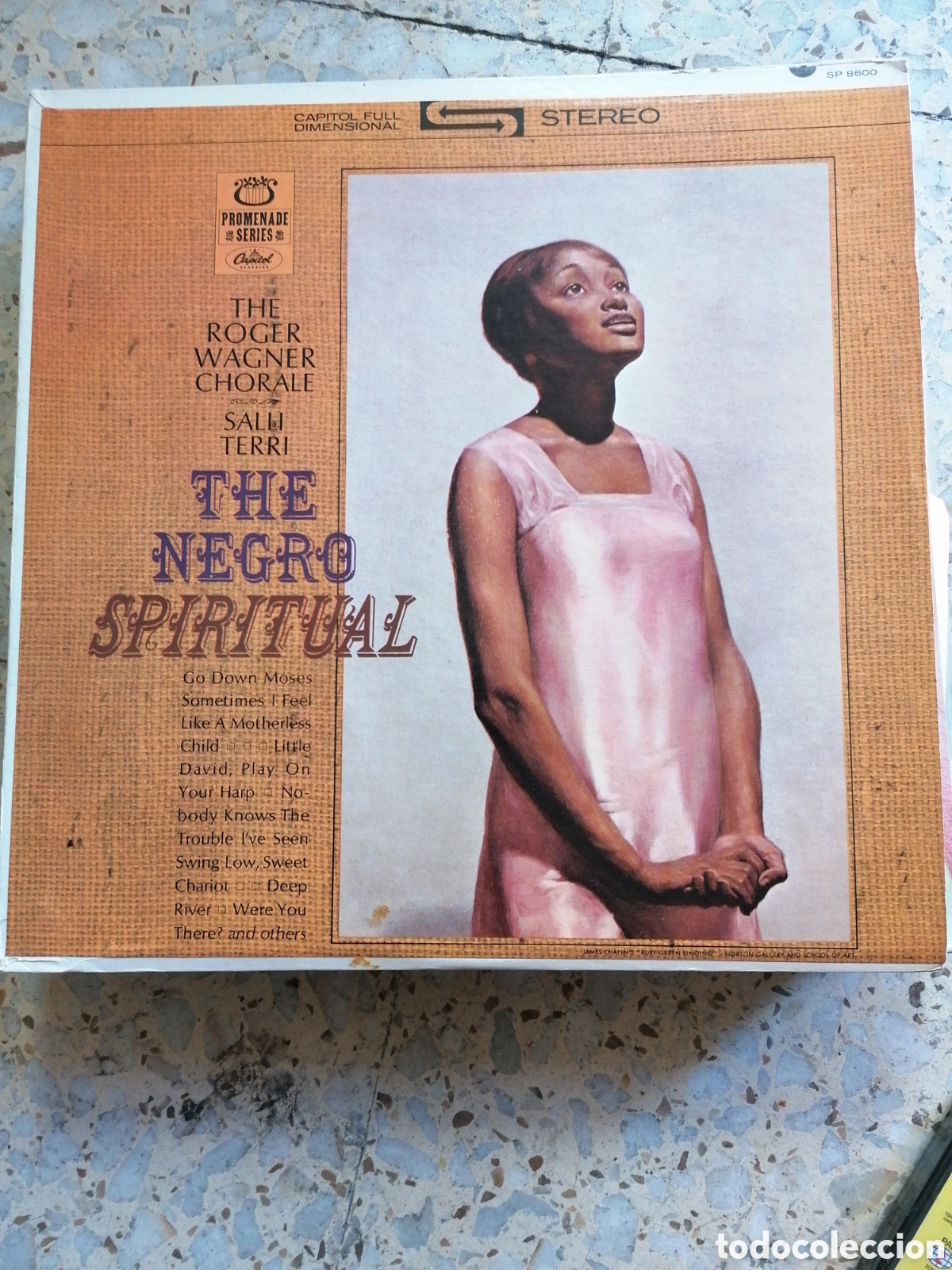 Dischi in vinile: LP ROGER WAGNER CHORALE SALLI TERRI THE NEGRO SPIRITUAL 1964 USA