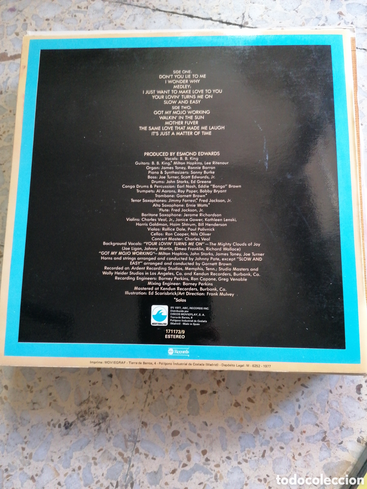 Discos de vinilo: LP B.B. KING KING SIZE 1977 ESPA&Ntilde;A EX - Foto 2